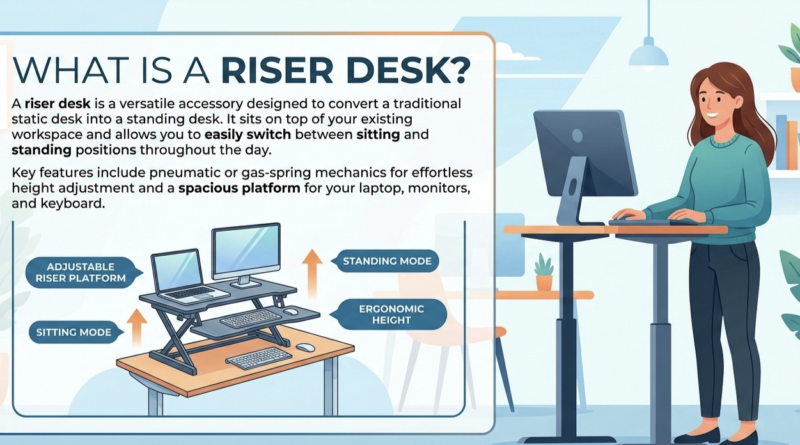 what is a riser desk